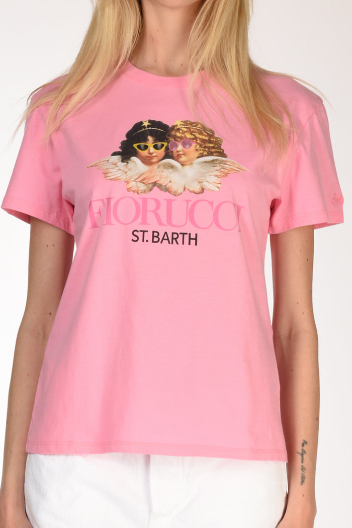 Mc2 Saint Barth Tshirt Fiorucci Rosa Donna - 3