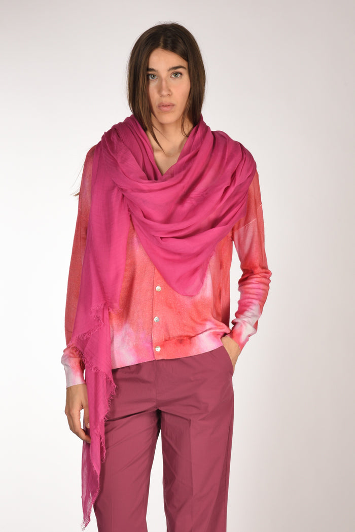 Faliero Sarti Stola Unita Rosa Scuro Donna - 1