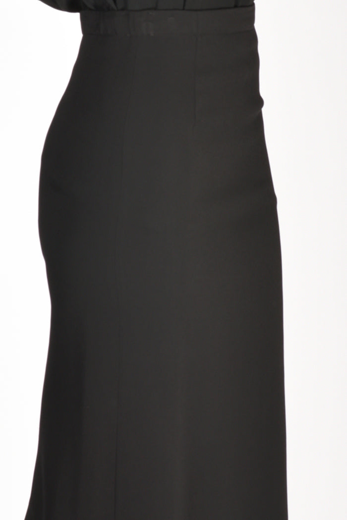 Forte Forte Gonna Crepe Nero Donna - 4