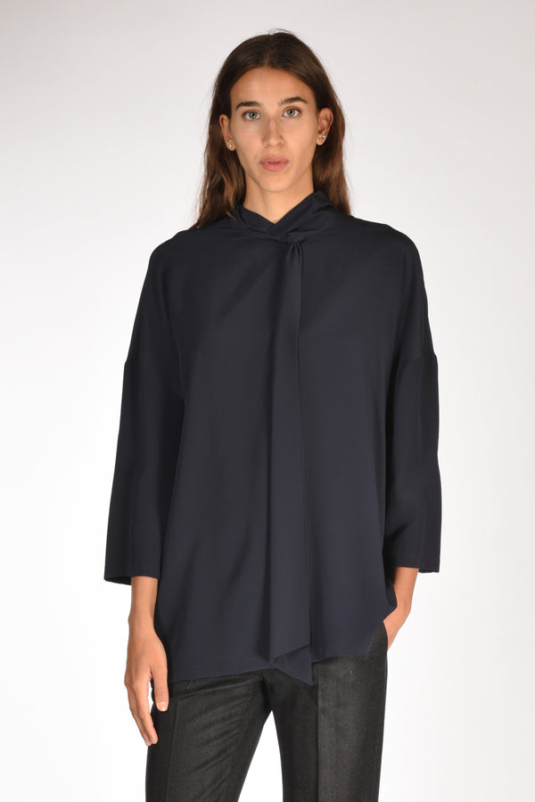 Aspesi Camicia Scialle Blu Donna