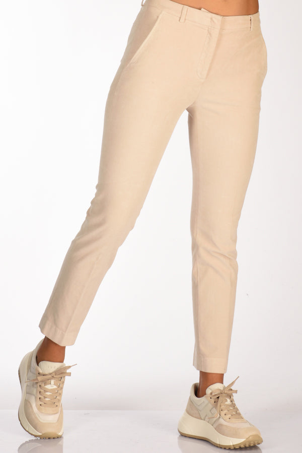 Incotex Slowear Pantalone Leyre Beige Donna