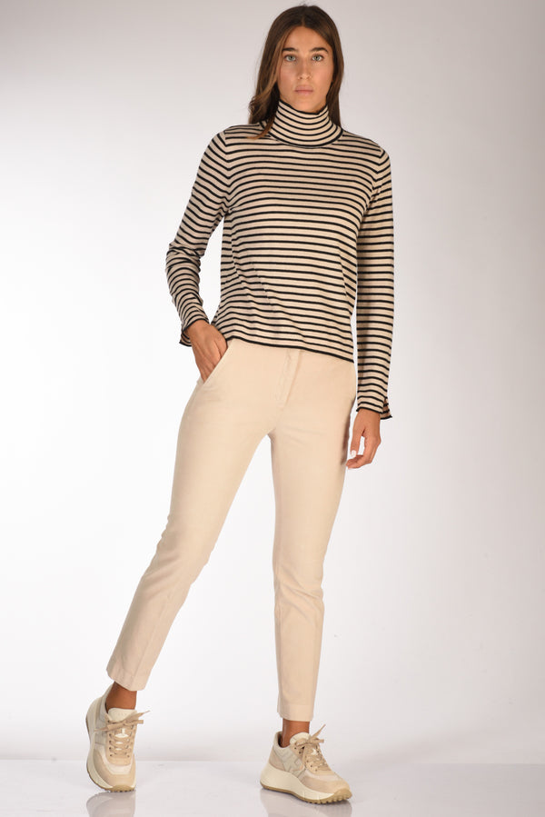 Incotex Slowear Pantalone Leyre Beige Donna-2