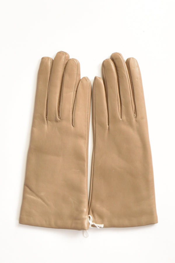 Alpo Guanti In Nappa Grigio Tortora Donna