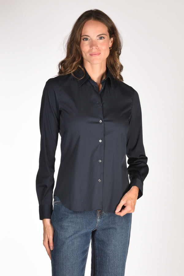 Aspesi Camicia Colletto Blu Donna