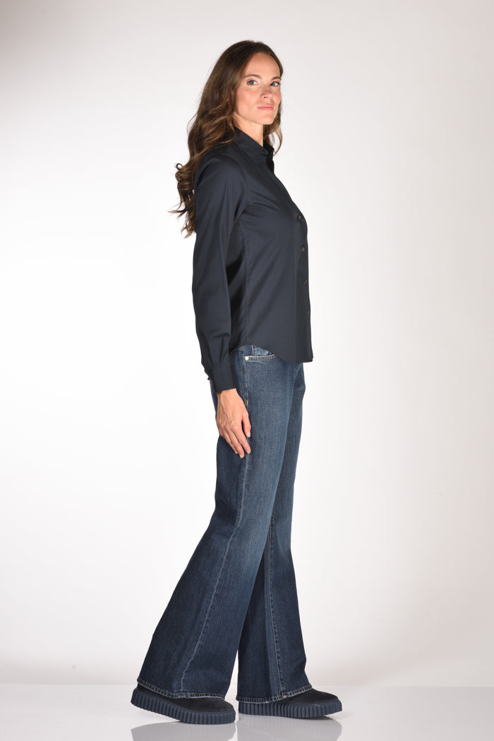 Aspesi Camicia Colletto Blu Donna - 4