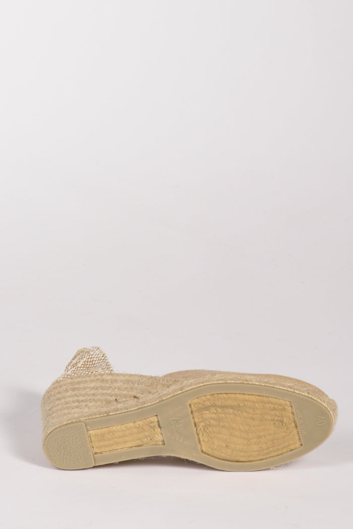 Castaner Espadrillas Zeppa Beige Scuro/beige Chiaro Donna - 5