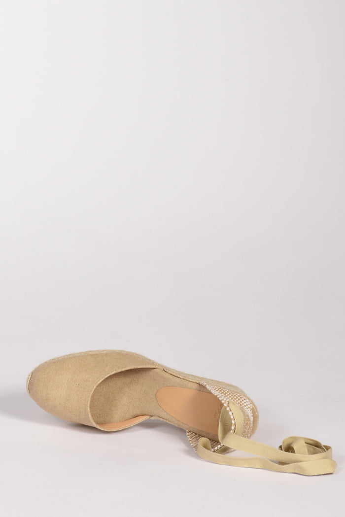 Castaner Espadrillas Zeppa Beige Scuro/beige Chiaro Donna - 6