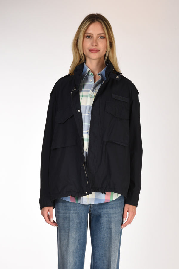 Aspesi Field Jacket Blu Donna-2