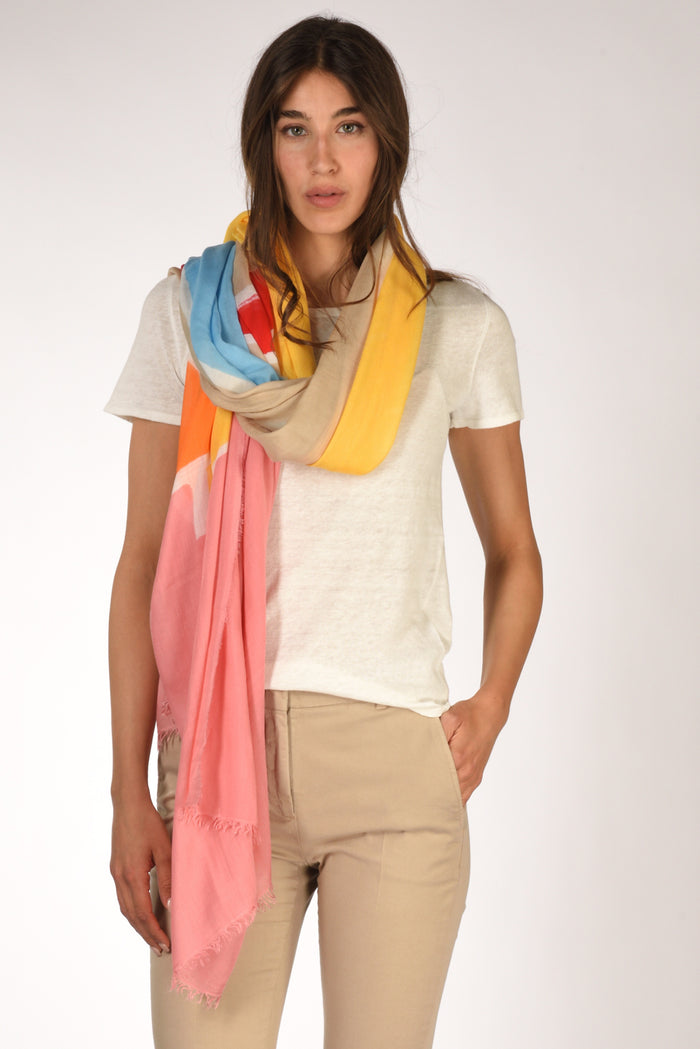 Faliero Sarti Sciarpa Geox Multicolor Donna - 1