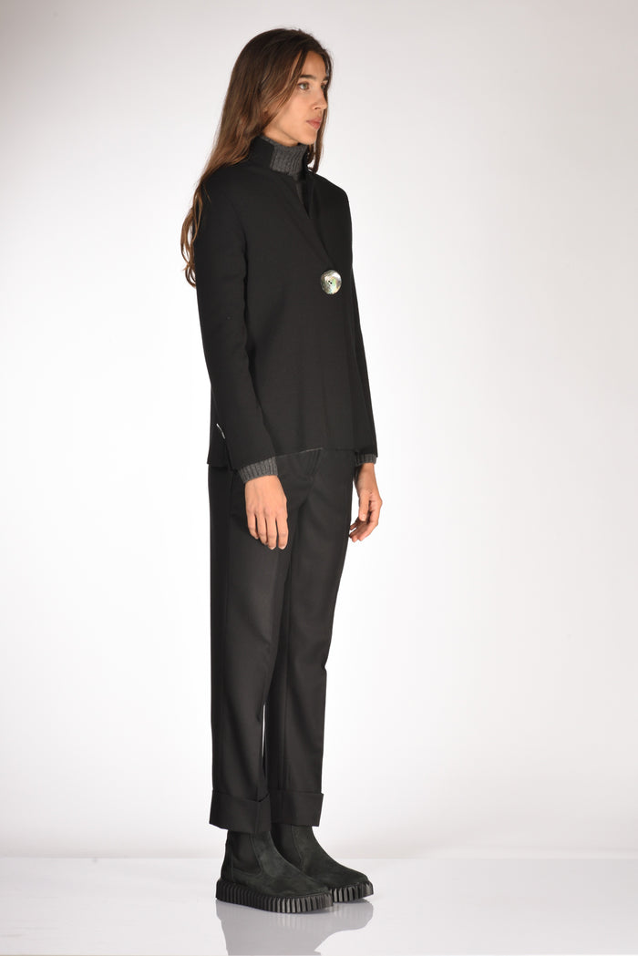 Ella Lago Di Como Giacca Di Maglia Nero Donna - 4