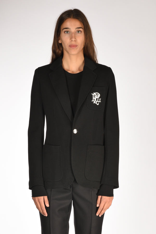 Polo Ralph Lauren Blazer Jaquard Nero Donna-2