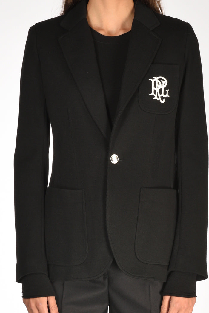 Polo Ralph Lauren Blazer Jaquard Nero Donna - 3