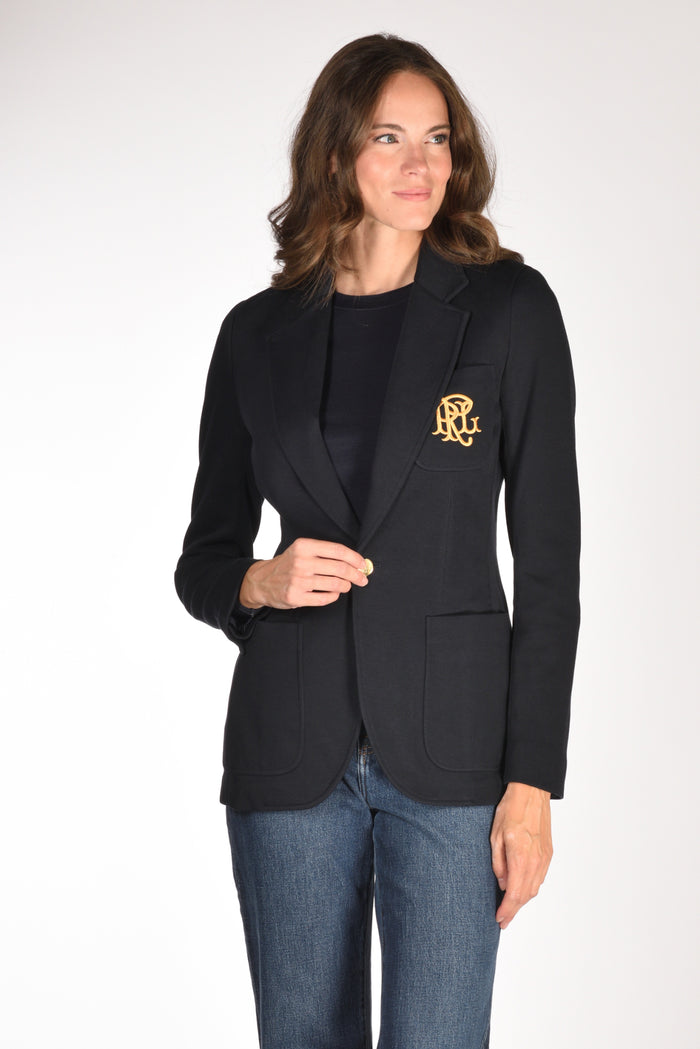 Polo Ralph Lauren Blazer Jaquard Blu Donna - 1