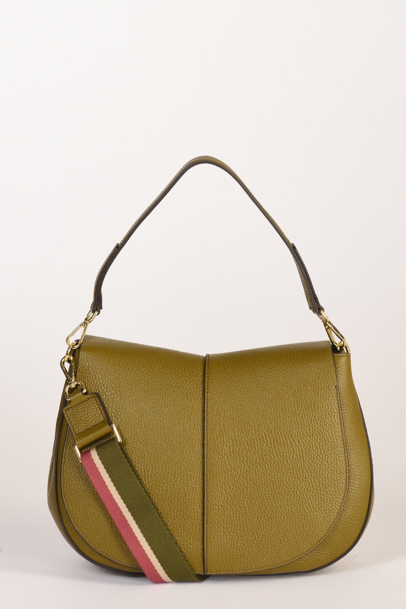 Gianni Chiarini Borsa Helena Round Verde Olivo Donna