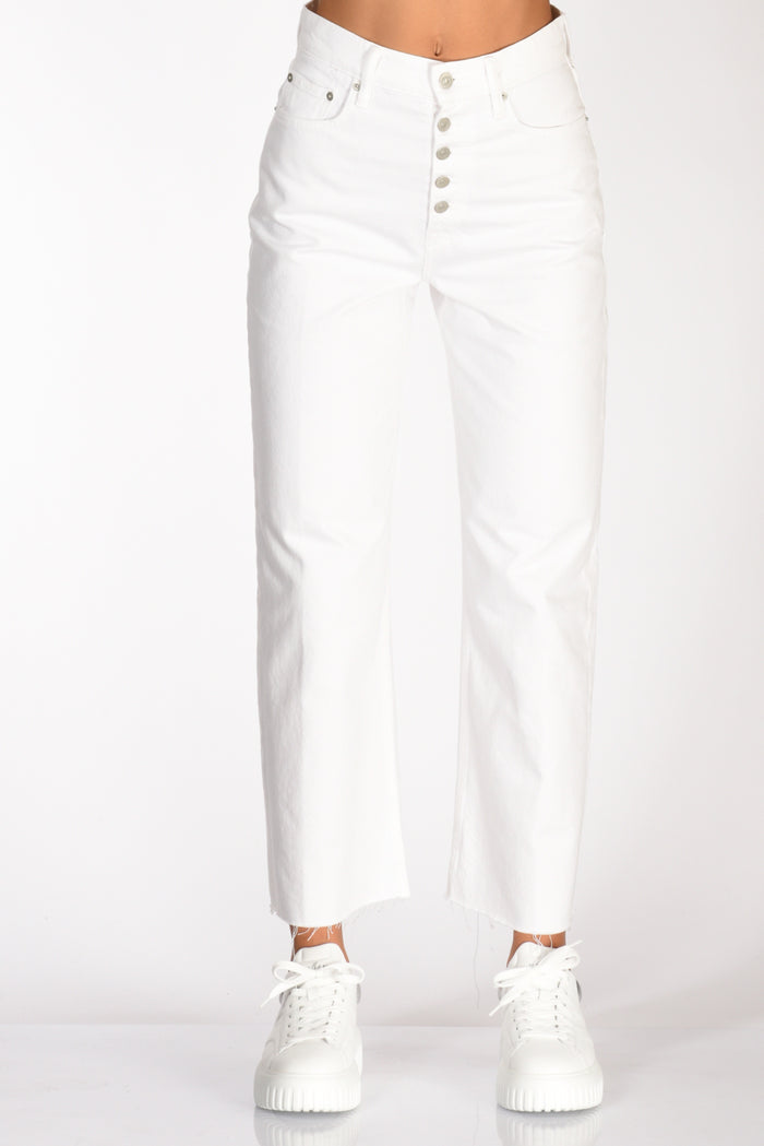 Polo Ralph Lauren Jeans Cropped Bianco Donna - 3