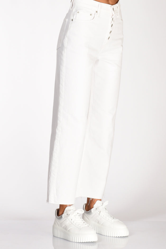 Polo Ralph Lauren Jeans Cropped Bianco Donna - 5