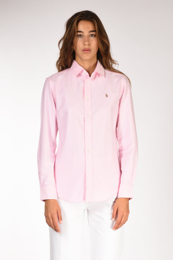 Polo Ralph Lauren Camicia Oxford Rosa Donna-2