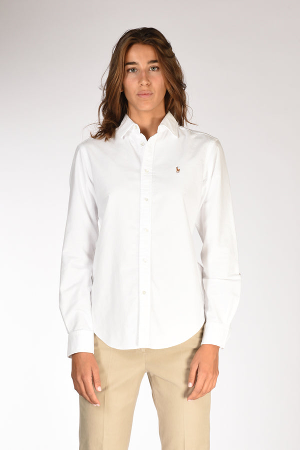 Polo Ralph Lauren Camicia Oxford Bianco Donna-2