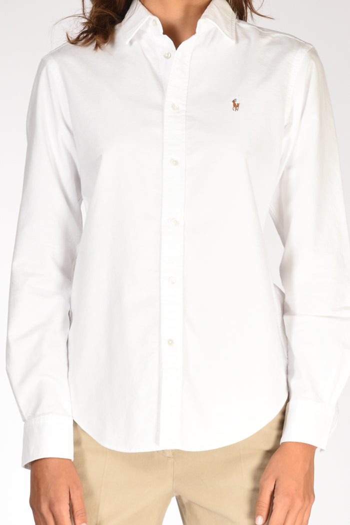 Polo Ralph Lauren Camicia Oxford Bianco Donna - 3