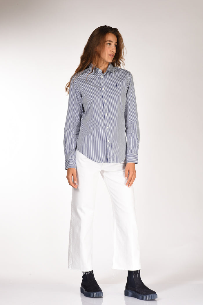 Polo Ralph Lauren Camicia Bianco/blu Donna - 5