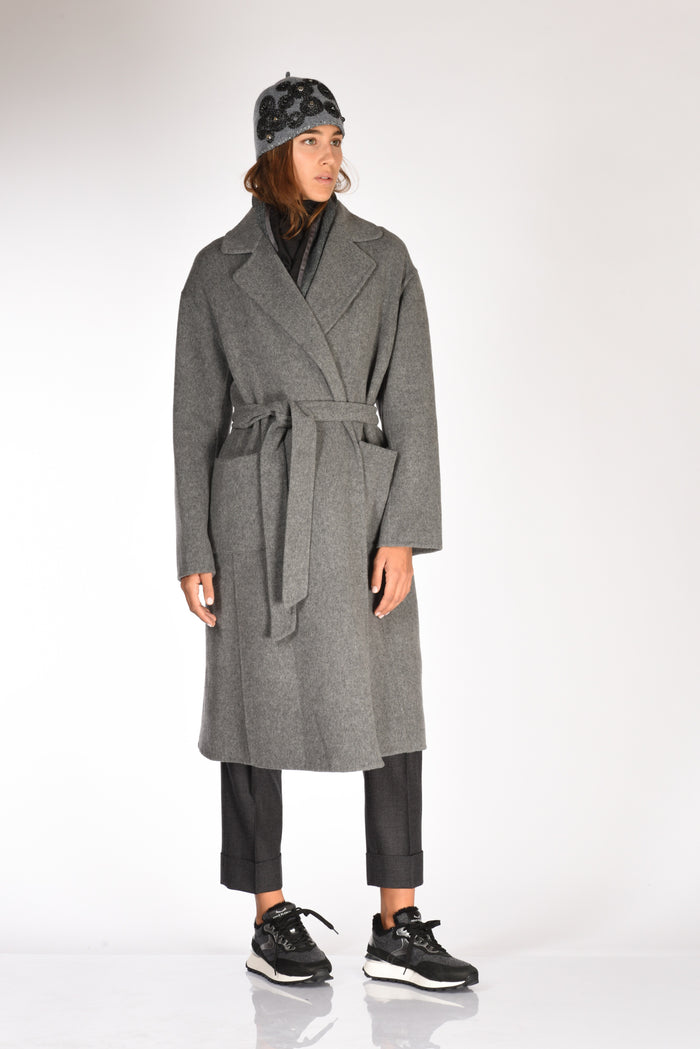 Polo Ralph Lauren Cappotto Vestaglia Grigio Donna - 4