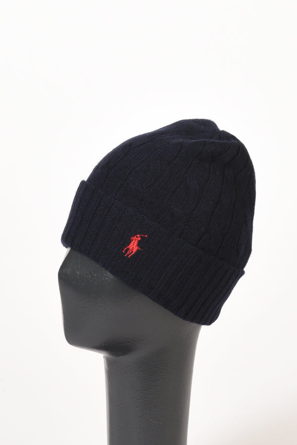 Polo Ralph Lauren Cappello Logo Blu Donna-2