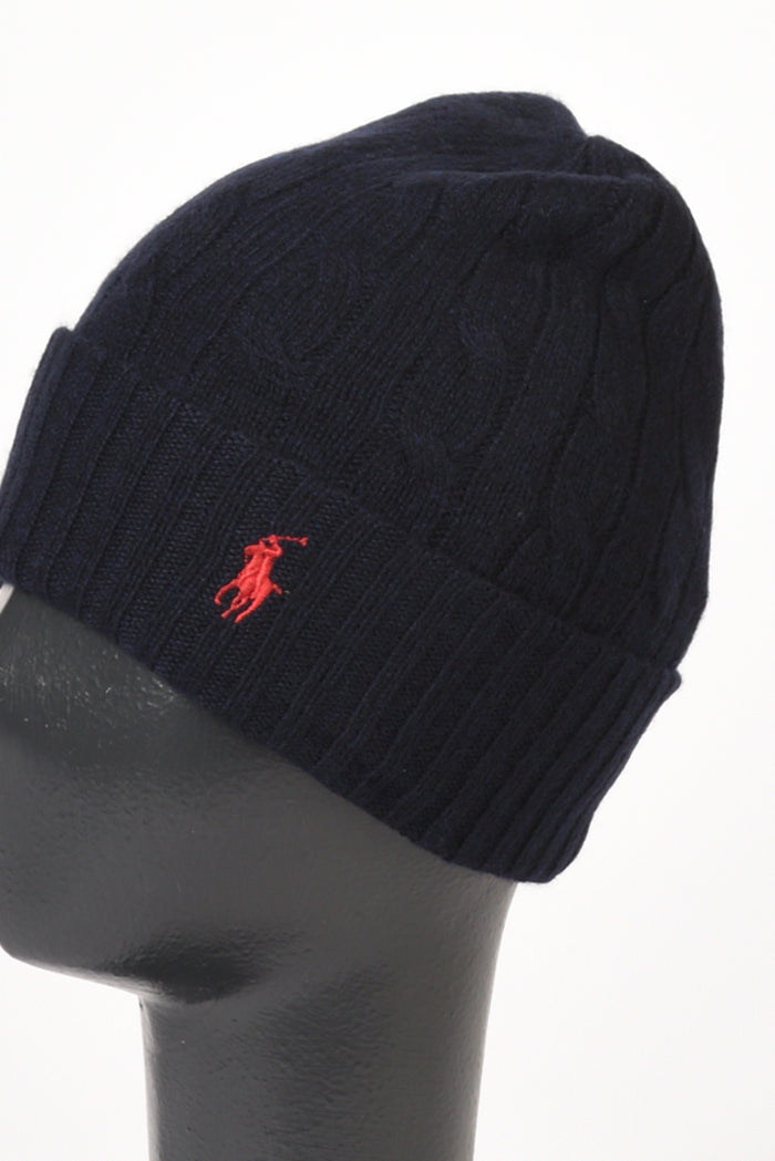 Polo Ralph Lauren Cappello Logo Blu Donna - 3