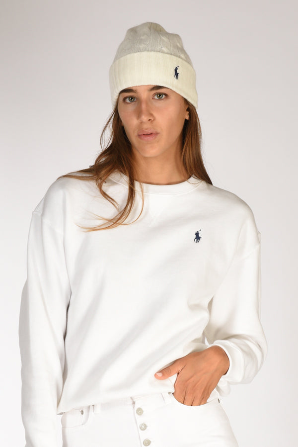 Polo Ralph Lauren Cappello Logo Bianco Donna