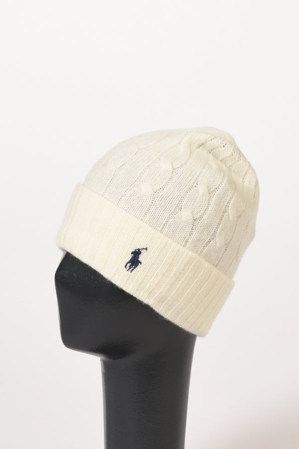 Polo Ralph Lauren Cappello Logo Bianco Donna-2