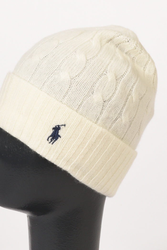 Polo Ralph Lauren Cappello Logo Bianco Donna - 3