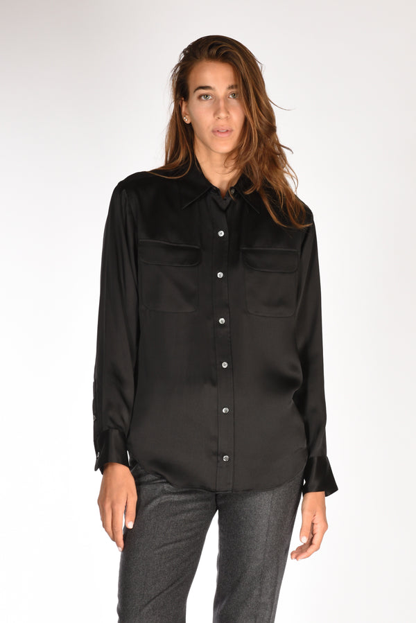 Equipment Femme Camicia Tasche Nero Donna