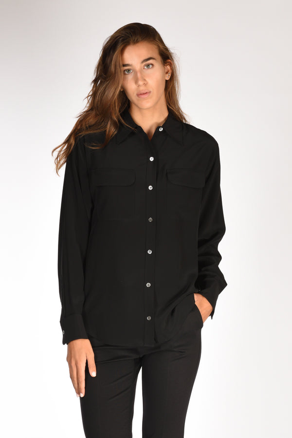 Equipment Femme Camicia Tasche Nero Donna