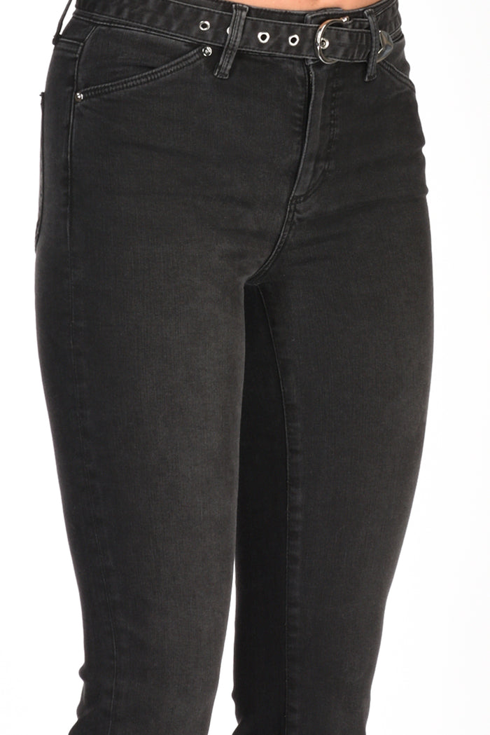 Paige Jeans Laurel Nero Donna - 4