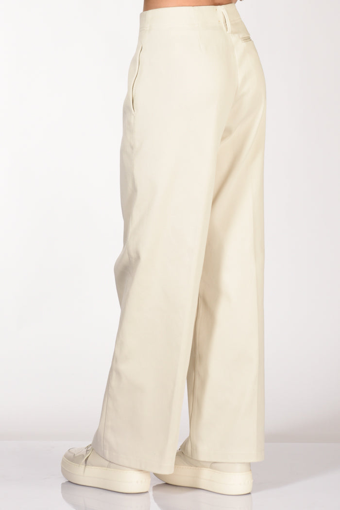 Forte Forte Pantalone Cover Bianco Latte Donna - 6