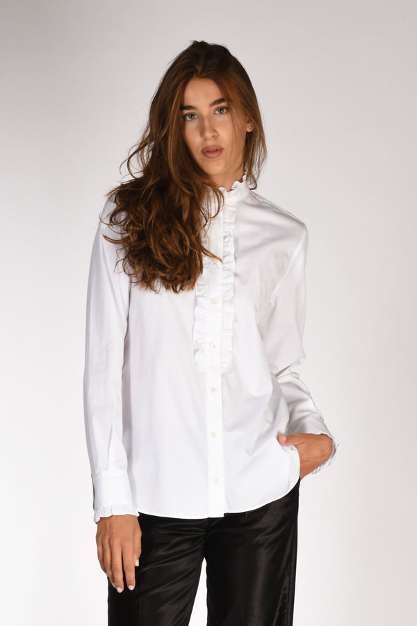 Aspesi Camicia Rouches Bianco Donna