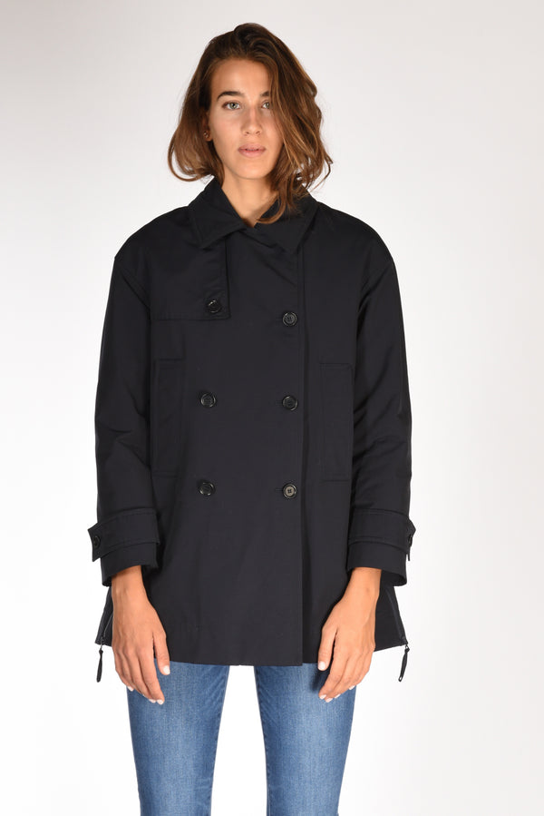 Aspesi Cappotto Scarlett Blu Donna-2