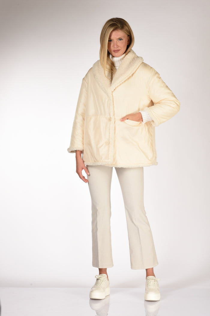 Aspesi Cappotto Trudie Bianco Naturale Donna - 2