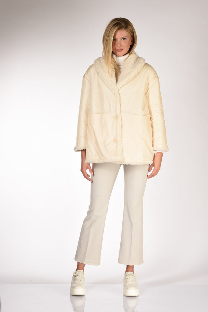 Aspesi Cappotto Trudie Bianco Naturale Donna - 8