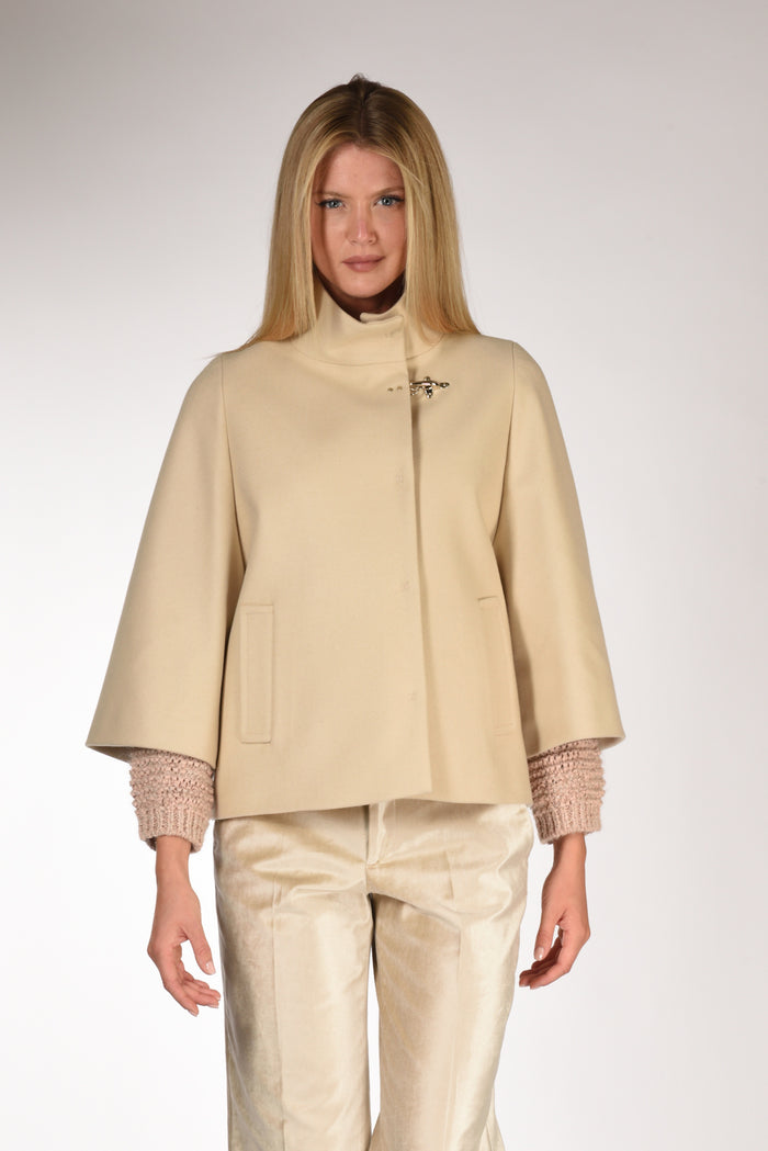 Fay Cappa Gancio Beige Chiaro Donna - 2