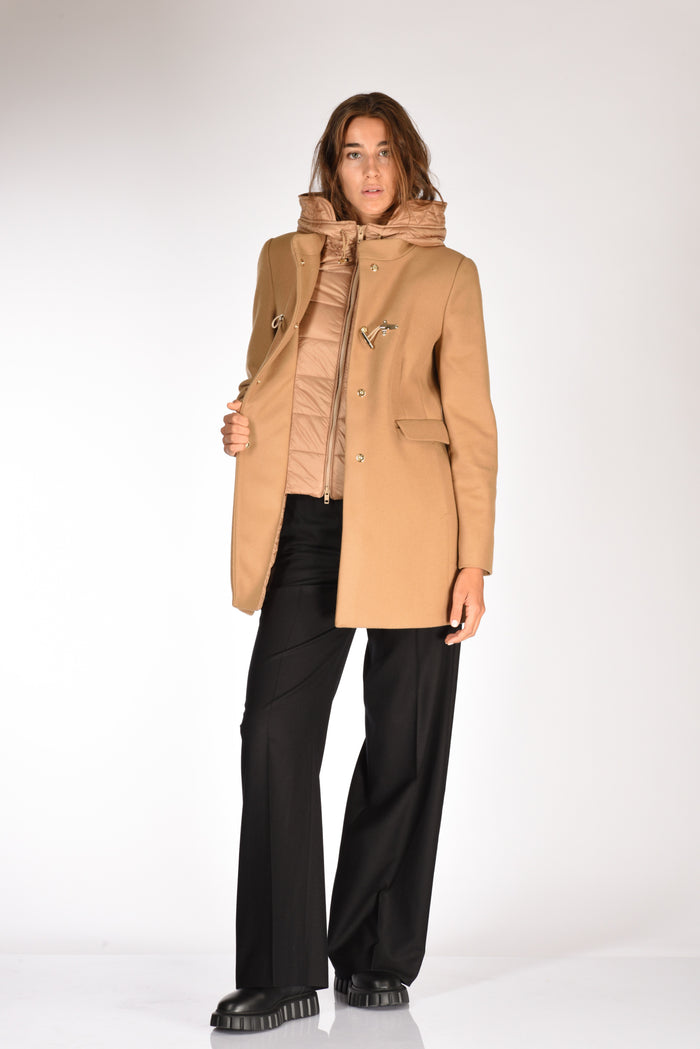 Fay Cappotto Toggle Beige Scuro Donna - 6