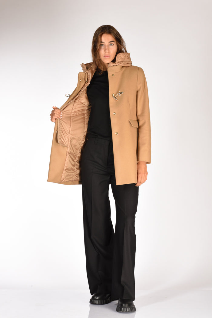 Fay Cappotto Toggle Beige Scuro Donna - 7