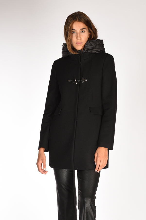 Fay Cappotto Toggle Nero Donna