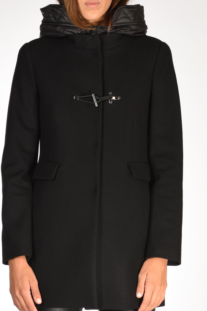 Fay Cappotto Toggle Nero Donna - 3