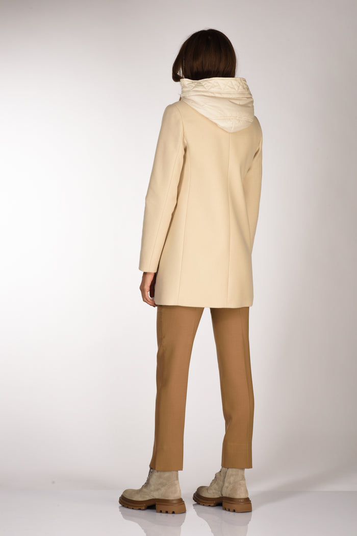 Fay Cappotto Toggle Bianco Latte Donna - 5