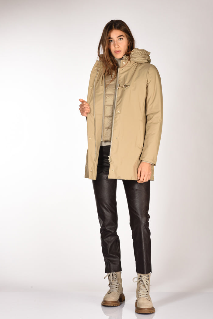 Fay Cappotto Toggle Beige Donna - 6