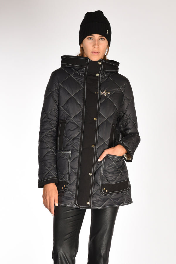 Fay Parka Padde Nero Donna