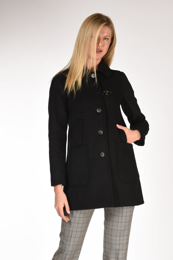 Fay Cappotto Ba Nero Donna