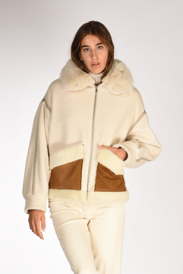 Ava Adore Shearling Eco Fur Beige Donna