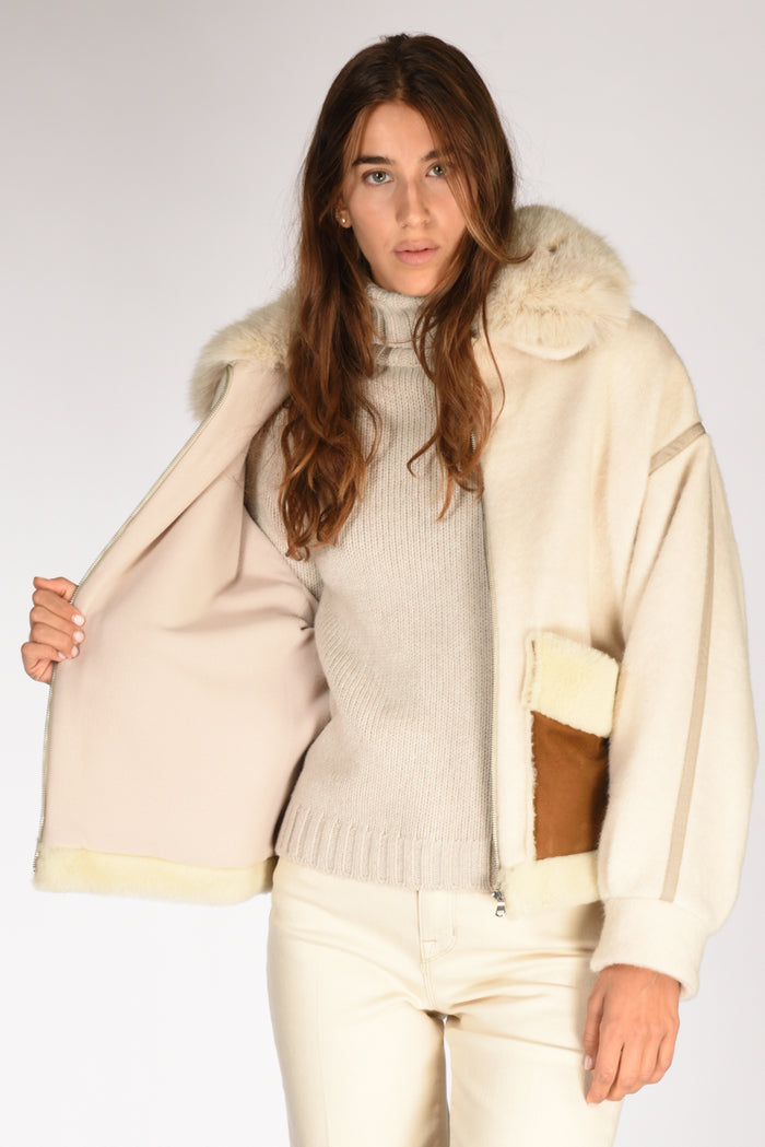 Ava Adore Shearling Eco Fur Beige Donna - 5