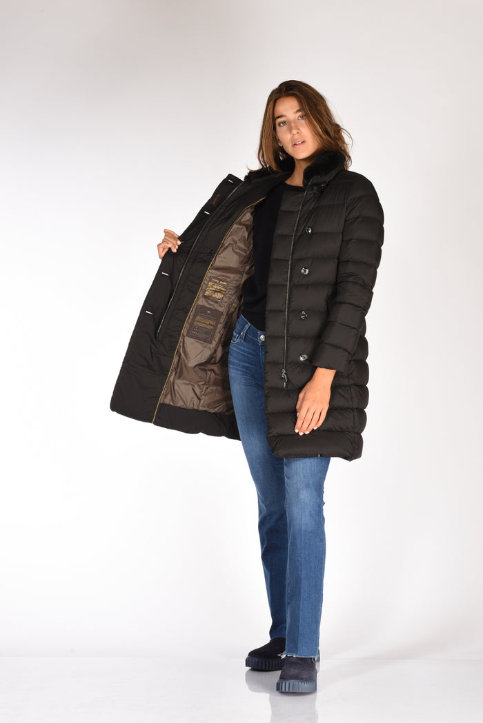 Moorer Piumino Logan Nero Donna - 6